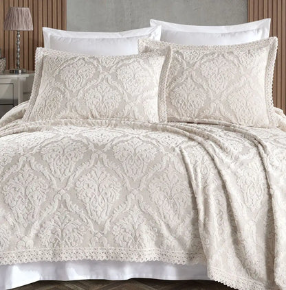 Hera Majestic Bed Set - Cream Deluxe