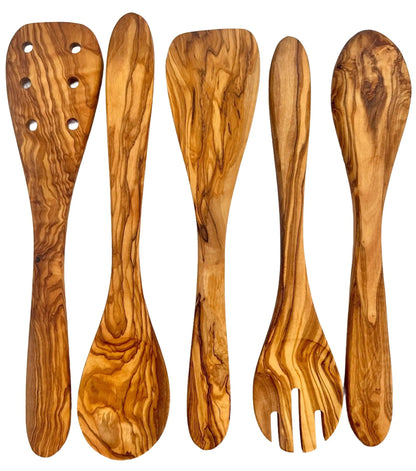 Mediterranean Olive Wood Chef’s Set Home decor
