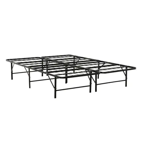 Queen Metal Bed Base, Black Bedroom Frame