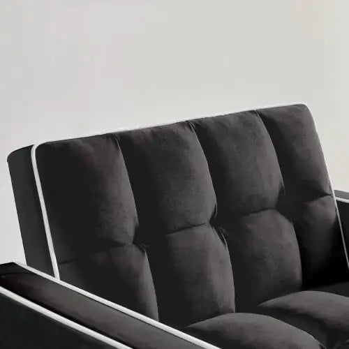 Velvet 3-in-1 Convertible Sofa Bed