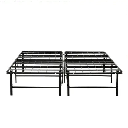 Queen Metal Bed Base, Black Bedroom Frame