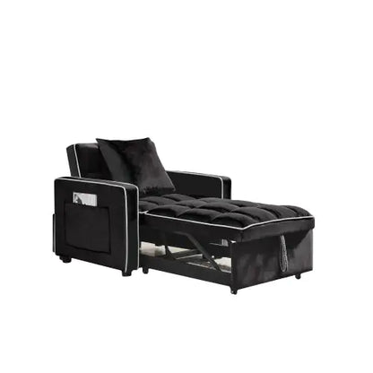 Velvet 3-in-1 Convertible Sofa Bed