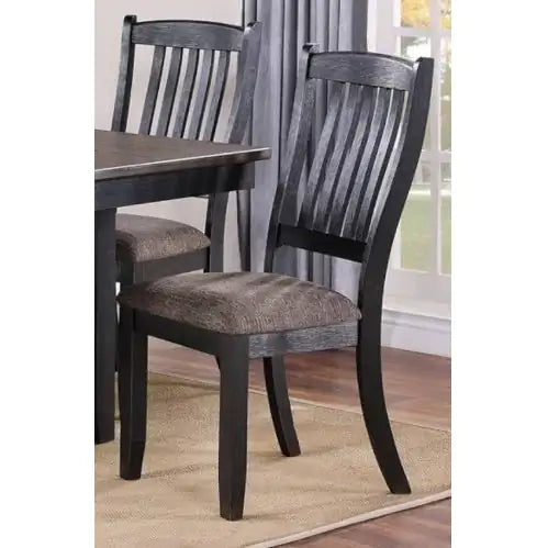 Espresso Wood Elegance Dining Chairs Set of 2 Home decor