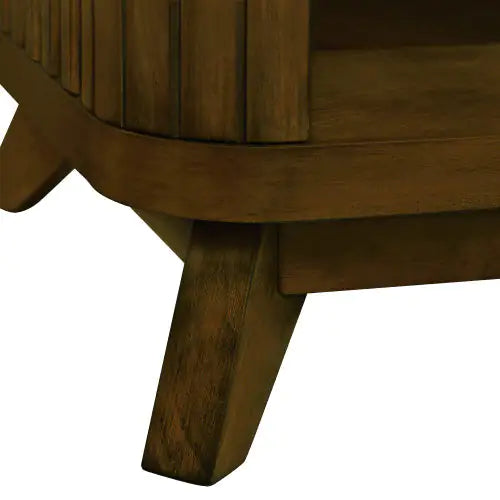 Walnut Rectangular Coffee Table with Storage Home decor