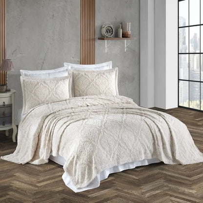 Hera Majestic Bed Set - Cream Deluxe