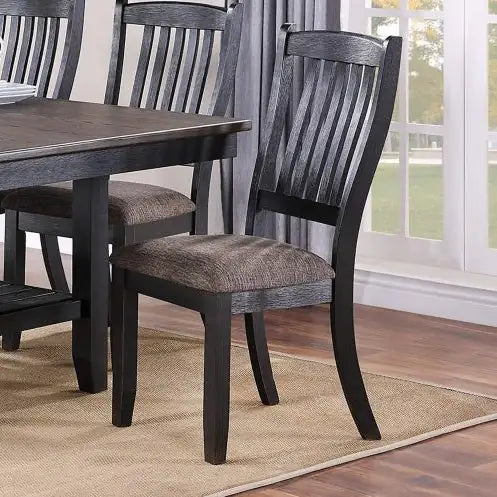 Espresso Wood Elegance Dining Chairs Set of 2 Home decor