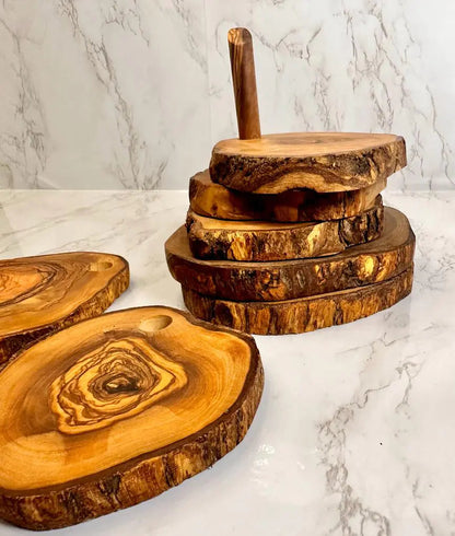 Mediterranean Olive Wood Chef’s Set Home decor